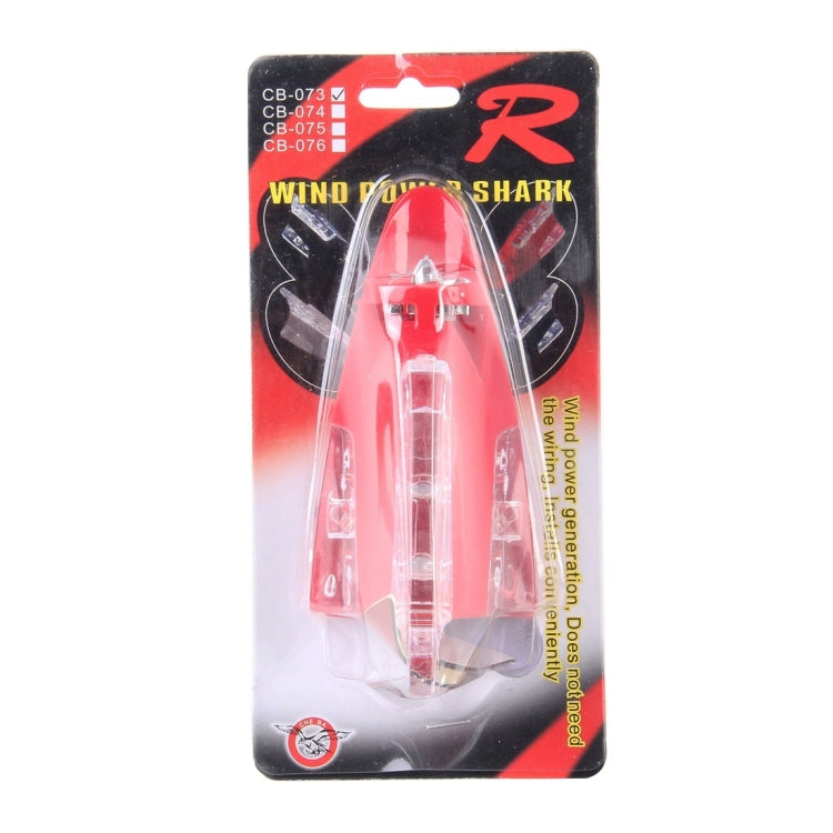 CB-073 Colorful Warning Light Wind Power Shark Fin Antenna Car Decoration, CB-073