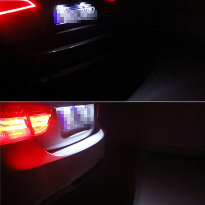2 PCS DC 12V 2W 120LM 6000K LED License Plate Light 18-SMD Bulbs Lamps for Honda Civic VII4/5D 01-05, VIII 06-17, City 4D 03-09, Lengend 99-04, For Honda Civic