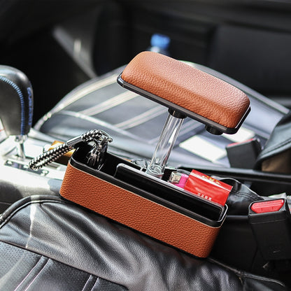 Universal Car Multi-functional Console Side Pocket Seat Gap Side Storage Box with Elbow Support Pad, with Pad