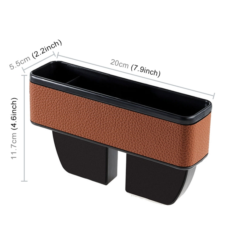 Universal Car Multi-functional Console Side Pocket Seat Gap Side Storage Box, without Pad