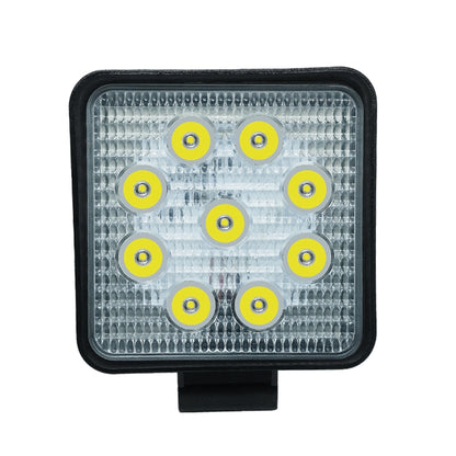 6.7W White Light Square-Shaped Waterproof Car Boat Marine Work Lights Spotlight LED Bulbs, DC 9-30V, 27W