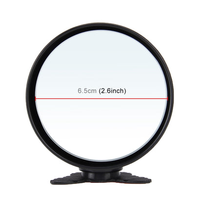 3R-044 Auxiliary Rear View Mirror Car Adjustable Blind Spot Mirror Wide Angle Auxiliary Rear View Side Mirror, 3R-044 (Black), 3R-044 (Silver), 3R-044 (White)