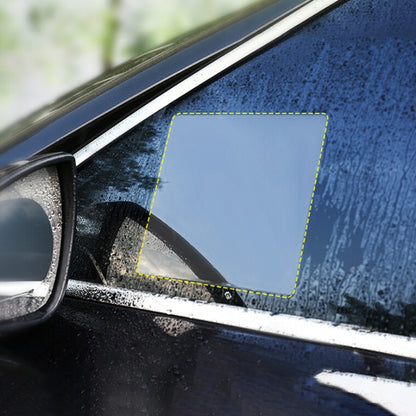 Car PET Rearview Mirror Protective Window Clear Anti-fog Waterproof Rain Shield Film, Size: 20*17cm, 20*17cm