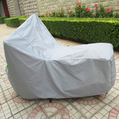 Outdoor Universal Anti-Dust Sunproof Waterproof Electric Bike Without Rear Box Aluminum Film Flocking Cover with Warning Strips, Fits Bike up to 2m(78 Inches) In Length, XL Size: 203x89x122cm, XL: 203x89x122cm