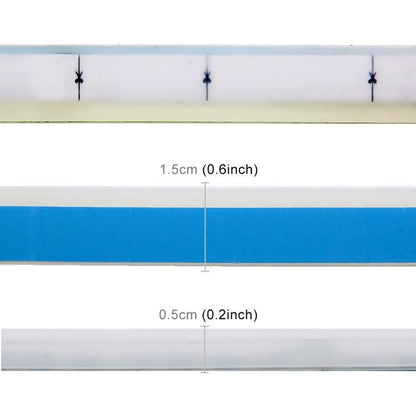 2 PCS 60cm DC12V 7.5W Ultra-thin Waterproof Car Auto Double Colors Turn Lights / Running Lights SMD-2835 LED Bulbs (Turn Lights: Yellow Light; Running Lights: Ice Blue Light), 60cm Turn Lights: Yellow Light; Running Lights: Ice Blue Light