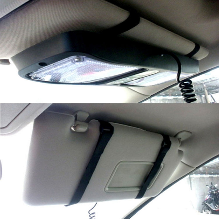 High qulaity DC 12V,9W LED Waterproof Car Sunshade Yellow Light Warning Lights Strobe Emergency Lights Flashing Light with 12 Kinds Flash Patterns, Yellow