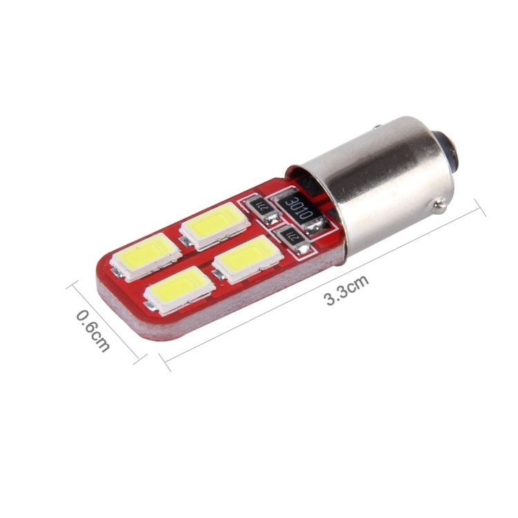 10 PCS BA9S 3W 200lm 6000K 8 SMD-5730 LEDs Car Clearance Light Lamp, DC 12V, 3W 200lm 6000K