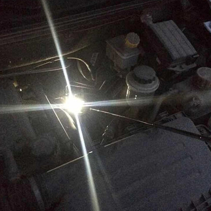 Retractable Vehicle Car Chassis Inspection Mirror with 3 PCS 5mm LED Lights, Mirror Diameter: 82mm, Max Expanding Length: 760mm, Diameter: 82mm, Max Expanding Length: 760mm