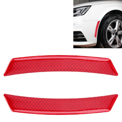 2 PCS Car-Styling Wheel Eyebrow Decorative Sticker Decorative Strip, 2 PCS