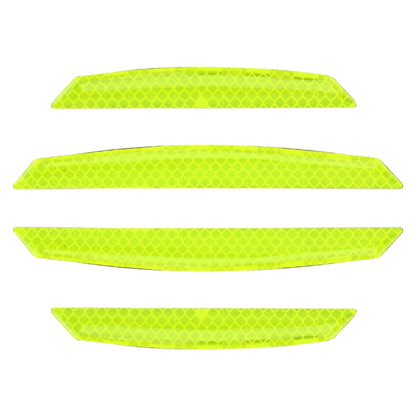 4 PCS Universal Car Door Anti-collision Strip Protection Guards Trims Stickers, 4 PCS