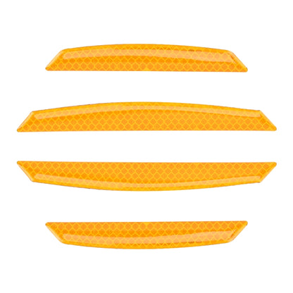 4 PCS Universal Car Door Anti-collision Strip Protection Guards Trims Stickers, 4 PCS