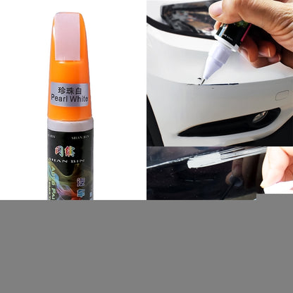 Car Scratch Repair Auto Care Scratch Remover Maintenance Paint Care Auto Paint Pen (Pearl White)