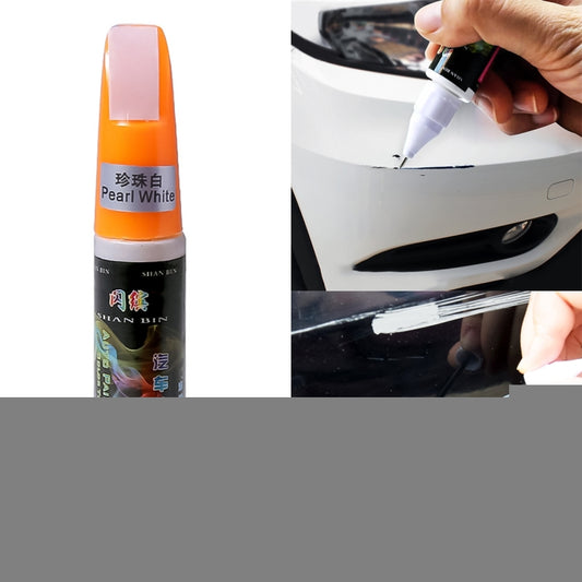 Car Scratch Repair Auto Care Scratch Remover Maintenance Paint Care Auto Paint Pen (Pearl White)