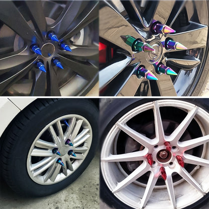 20 PCS Wheel Drive Hub Adaptor Car Wheel Nut  Adjustable Decorative Steering Wheel Hub Nut, 20 PCS