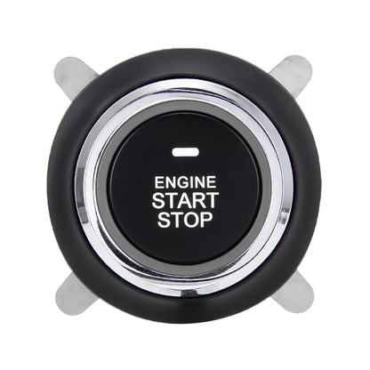 Smart Car Switch Car Engine Start Stop Switch Car Push Start Switch, with RFID Alarm System, Blue Light, Car Switch
