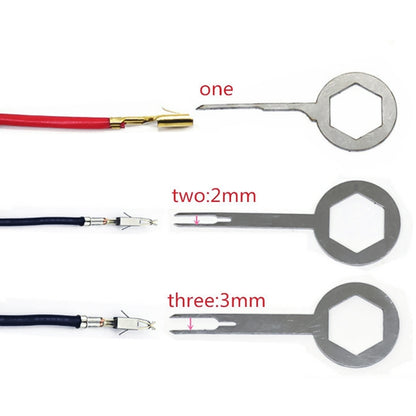 18 PCS Auto Car Plug Circuit Board Wire Harness Terminal Extraction Pick Connector Crimp Pin Back Needle Remove Tool, 18 PCS