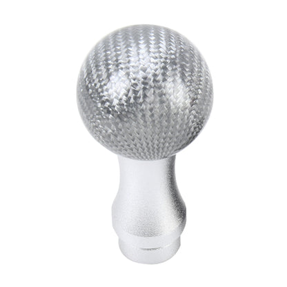 Universal Car Gear Shift Knob Modified Car Gear Shift Knob Auto Transmission Shift Lever Knob Carbon Lead Gear Knobs  with Three Rubber Covers, Carbon Lead Gear Knobs