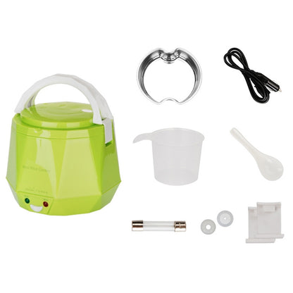 OUSHIBA Truck C6 Mini Multi-function Rice Cooker 24V 1.6L Volume for Rice Soup Noodles Vegetable Dessert, Random Color Delivery, C6