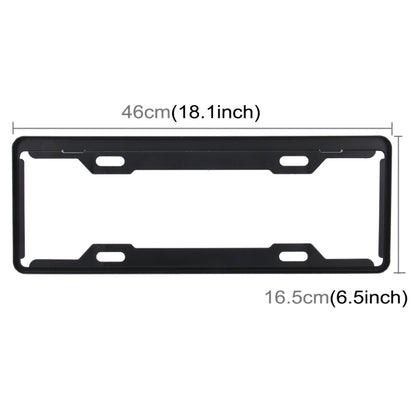 2 PCS Carbon Lead License Plate Frame Simple and Beautiful Car License Plate Frame Holder Universal License Plate Holder, Carbon Lead License Plate Frame