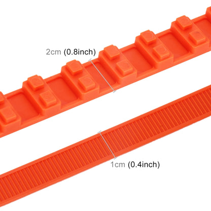 Car Tire Emergency Double Grid Anti-skid Chains Tyre Anti-slip Chains, Double Grid