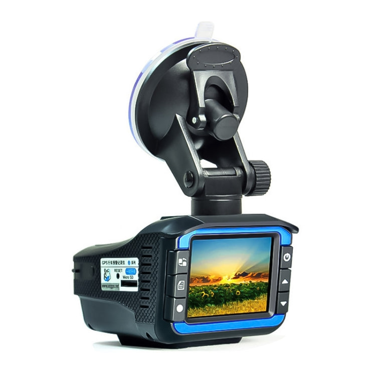 HD 720P 2.4 inch Video Camera Recorder DVR + Radar Detector, SQ Program, Support G-sensor / Night Vision, 2.4 inch