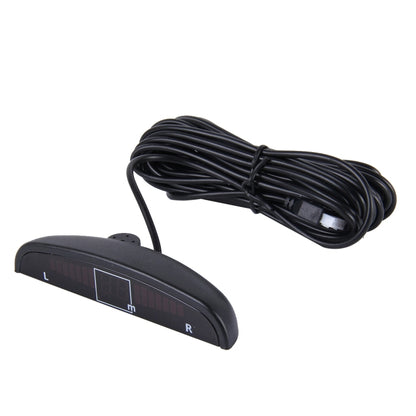 Car Voice Prompt Reverse Backup Radar System - Premium Quality 4 Parking Sensors Car Reverse Backup Radar System with LCD Display, Backup Radar System