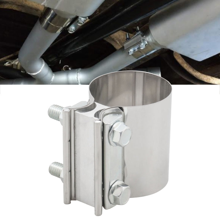4 inch Car Turbo Exhaust Downpipe Stainless Steel Lap Joint Band Clamp, 4 inch