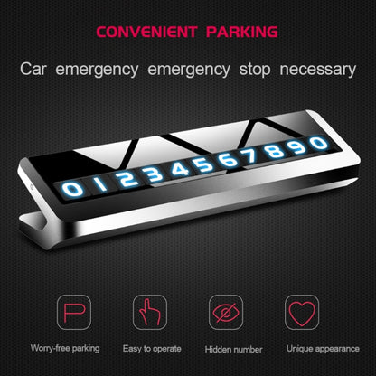 Creative Temporary Parking Card Car Sticker, Parking Card Car Sticker (Silver), Parking Card Car Sticker (Grey)