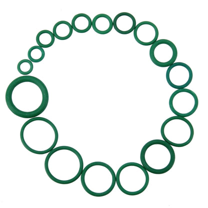 270 PCS Car Auto Vehicle 18 Sizes Assortment Kit Air Conditioning HNBR Seal O-Ring Set, 270 PCS Green, 270 PCS Purple