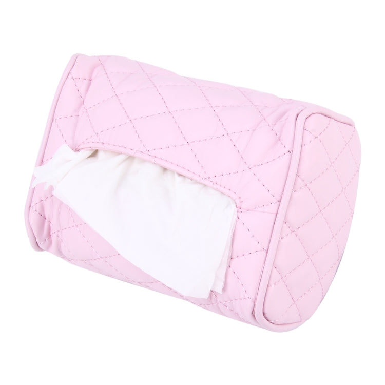 Car Auto Leather Sun Visor Backseat Hanger Tissue Box Paper Napkin Bag (Not Include Napkin), Not Include Napkin Pink, Not Include Napkin White, Not Include Napkin Black