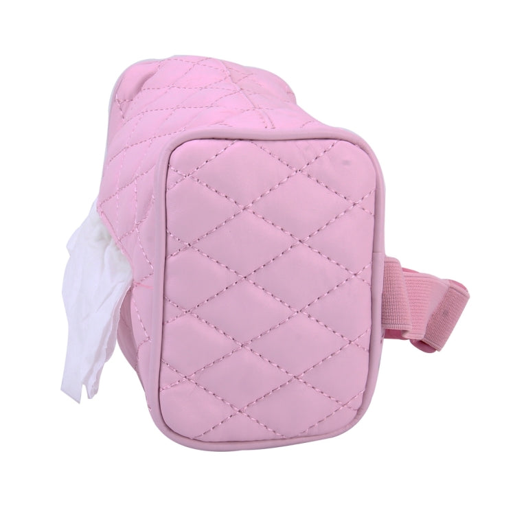 Car Auto Leather Sun Visor Backseat Hanger Tissue Box Paper Napkin Bag (Not Include Napkin), Not Include Napkin Pink, Not Include Napkin White, Not Include Napkin Black
