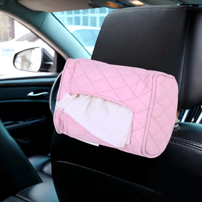 Car Auto Leather Sun Visor Backseat Hanger Tissue Box Paper Napkin Bag (Not Include Napkin), Not Include Napkin Pink, Not Include Napkin White, Not Include Napkin Black