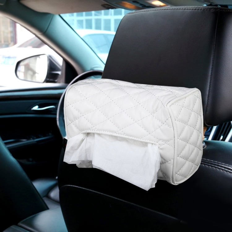 Car Auto Leather Sun Visor Backseat Hanger Tissue Box Paper Napkin Bag (Not Include Napkin), Not Include Napkin Pink, Not Include Napkin White, Not Include Napkin Black