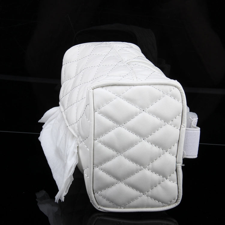 Car Auto Leather Sun Visor Backseat Hanger Tissue Box Paper Napkin Bag (Not Include Napkin), Not Include Napkin White, Not Include Napkin Black, Not Include Napkin Pink