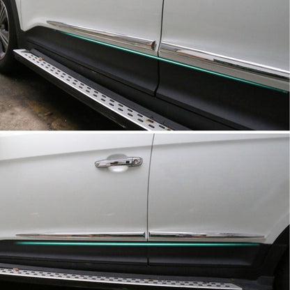 4 PCS Car Auto Door Side Edge Metal Anti-scratch Body Guard Protection Strip Sticker