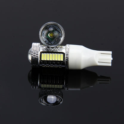 2 PCS T15 10W 650 LM 6000K Car Auto Brake Light Clearance Light Backup Light with 1 CREE Lamps and 32 SMD-4014 LED Lamps, DC 12V, T15