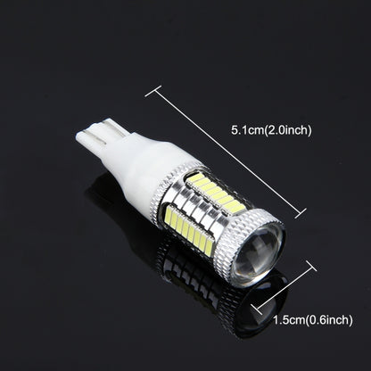 2 PCS T15 10W 650 LM 6000K Car Auto Brake Light Clearance Light Backup Light with 1 CREE Lamps and 32 SMD-4014 LED Lamps, DC 12V, T15