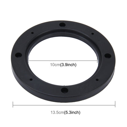 2 PCS 4 inch Car Auto ABS Loudspeaker Base Protection Hollow Cover Holder Mat, Inner Diameter: 10cm, 10cm