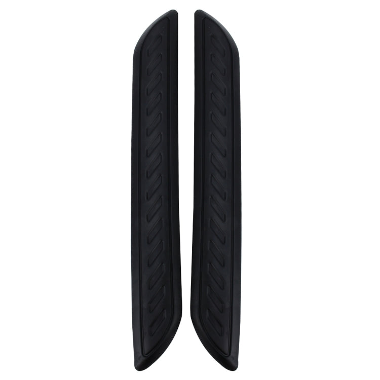 2 PCS Universal Car Auto Rubber Body Bumper Guard Protector Strip Sticker