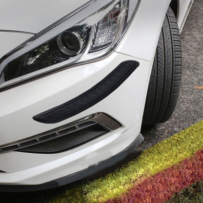 2 PCS Universal Car Auto Rubber Body Bumper Guard Protector Strip Sticker