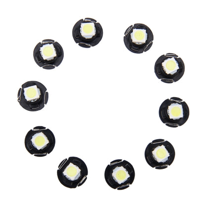 10 PCS 0.5W T4.7 Wedge Instrument Panel LED Light Dashboard Gauge Cluster Indicator Lamp Bulb, 0.5W T4.7