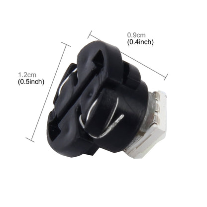 10 PCS 0.5W T4.7 Wedge Instrument Panel LED Light Dashboard Gauge Cluster Indicator Lamp Bulb, 0.5W T4.7