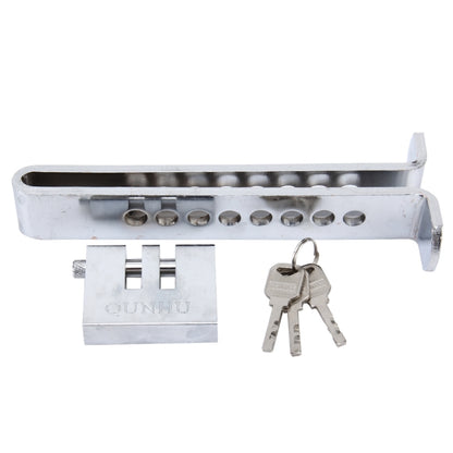 Car Auto Stainless Steel  Anti-theft Clutch Lock Car Brake Safety Lock Tool Accelerator Pedal Lock with Keys Suitable for Clutch Height Under 22.5cm, Clutch Height Under 22.5cm