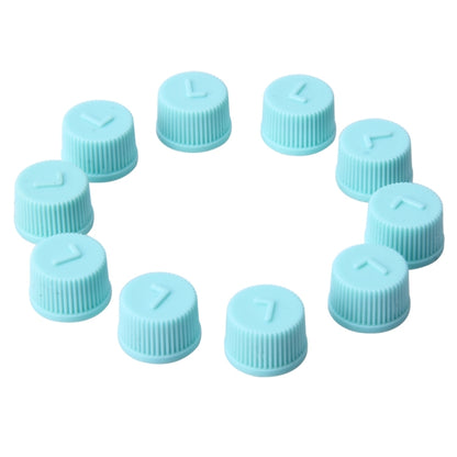 100 PCS Car Auto Universal Dustproof Air Condition Low Pressure Protective Valve Cap Cover, Low Pressure