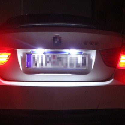 2 PCS Canbus License Plate Light with 24 SMD-3528 Lamps for Benz, For Benz
