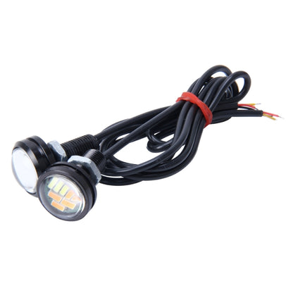 2 PCS 2W Car Auto Eagle Eyes Fog Light Turn Light with 12 SMD-4014 LED Lamps, DC 12V Cable Length: 55cm, SMD-4014, Eagle Eye Light  12V/2W