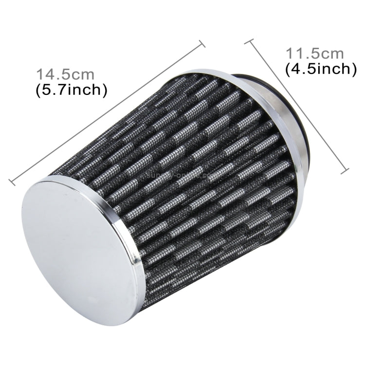 Universal Car Air Filter Mechanic Supercharger Car Car Filter Kits Air Intake Cool Filter, Size: 14.5*11.5cm(Black), Air Filter