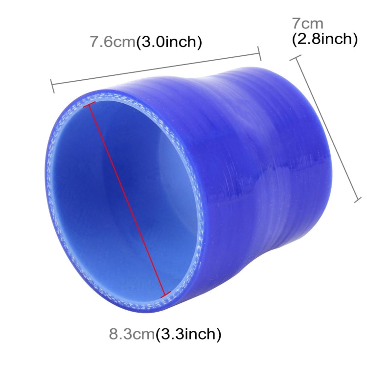 Universal Car Air Filter Diameter Intake Tube Constant Straight Tube Hose Diameter Variable Hose Connector Silicone Intake Connection Tube Turbocharger Silicone Tube Rubber Silicone Tube, Inner Diameter: 70-83mm, 70-83mm