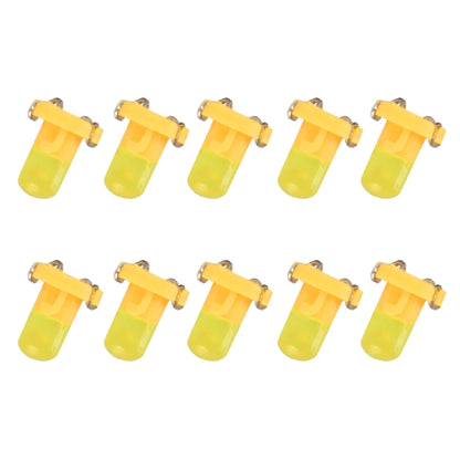 10 PCS 2W T3 Wedge Instrument Panel LED Light Dashboard Gauge Cluster Indicator Lamp Bulb, 2W T3, T3