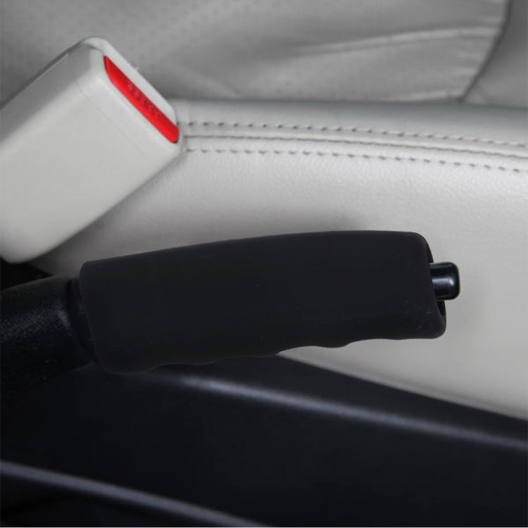 Rubber Car Hand Brake Cover Shift Knob Gear Stick Cushion Cover Car Accessory Interior Decoration Pad, Hand Brake Cove(Khaki), Hand Brake Cove(Blue), Hand Brake CoveRed), Hand Brake Cove(Black), Hand Brake Cove(Grey)